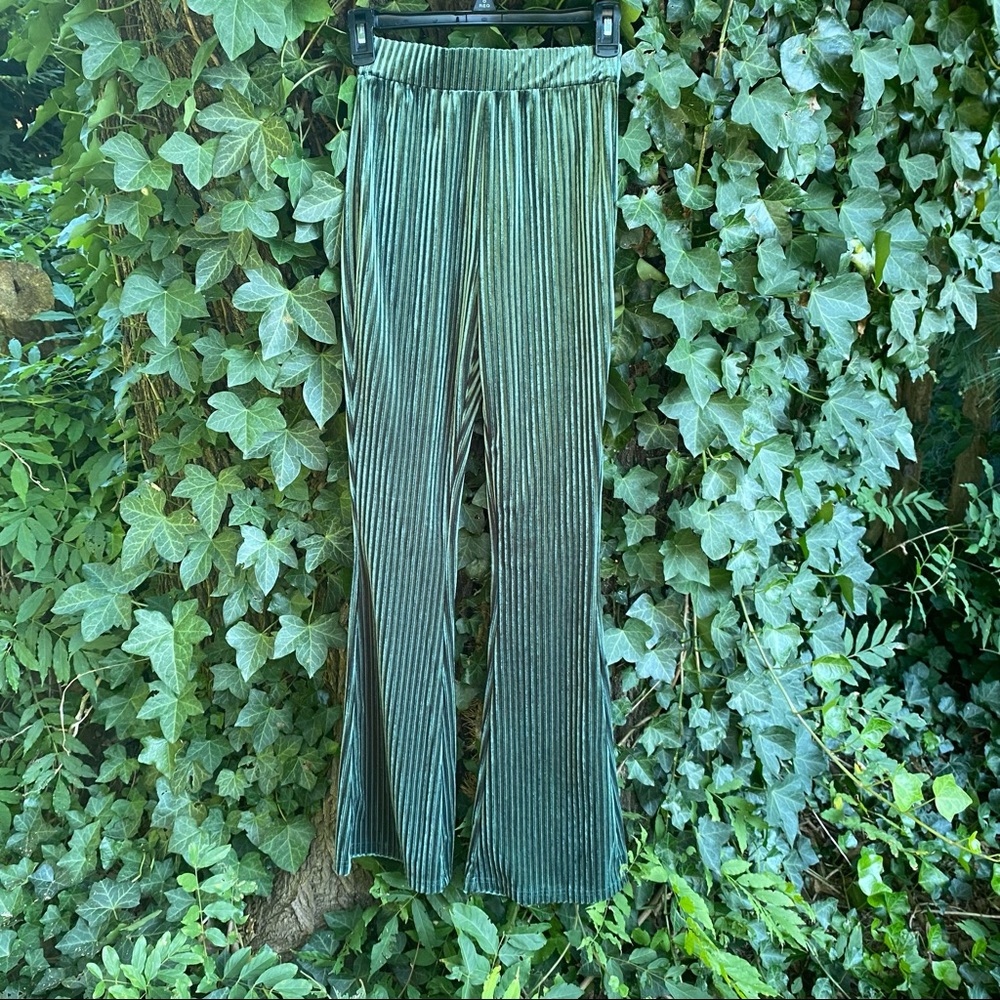 Fall🍂 Velvet Green Pants